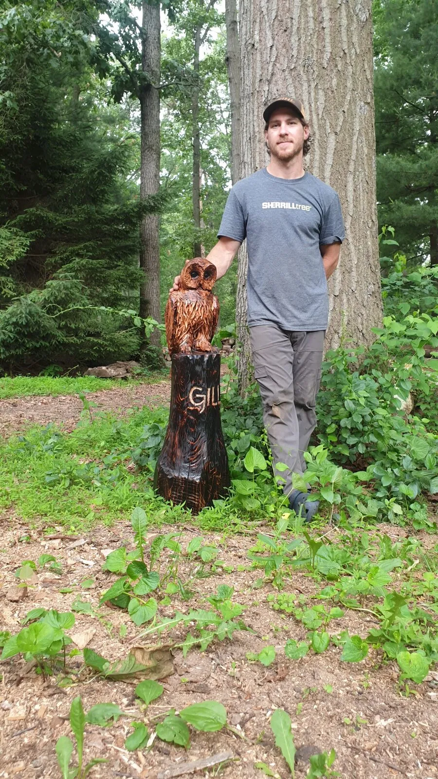 Grant With A Torched Owl